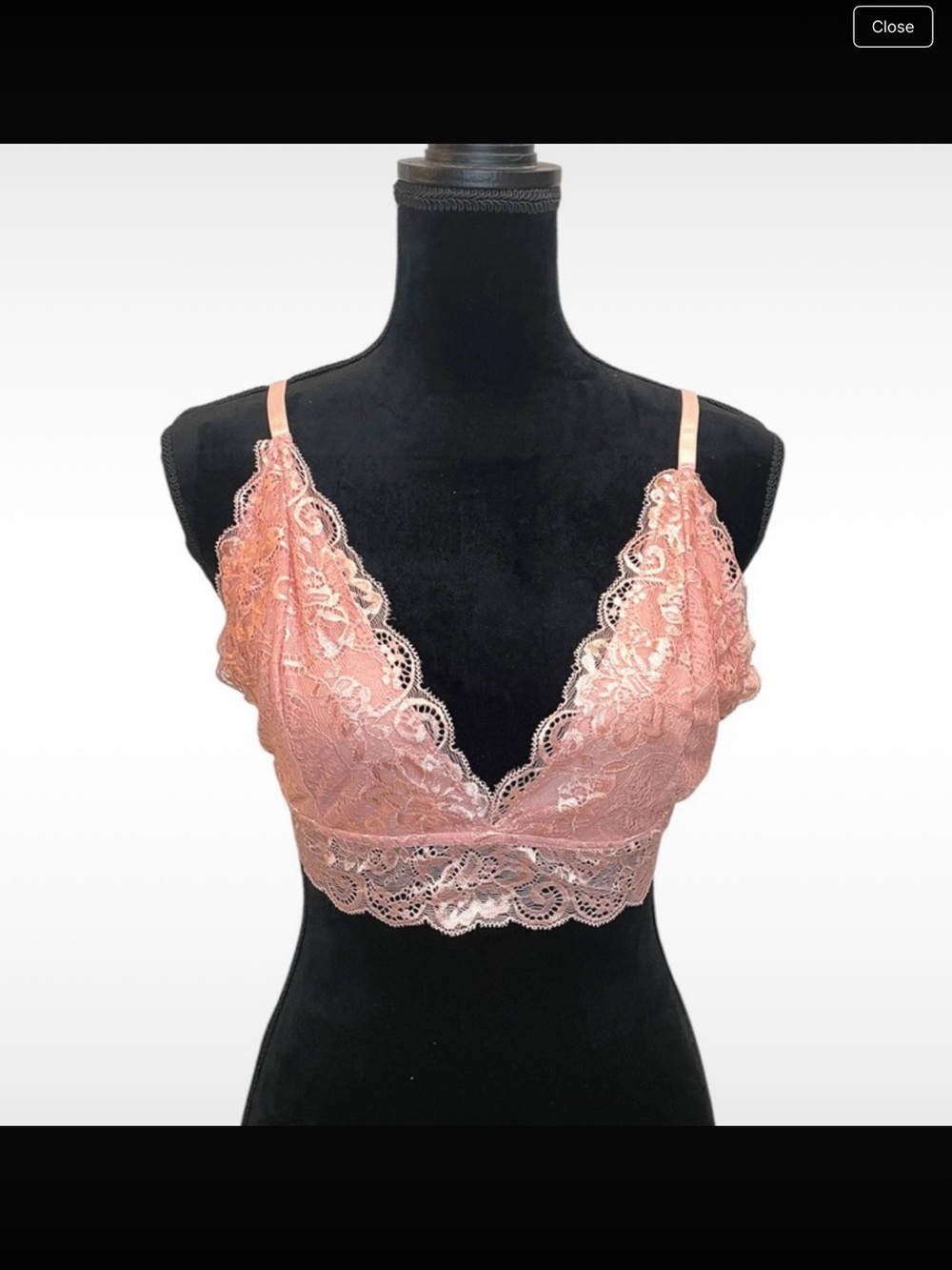 Lace Bralette in Dusty Rose - Women's Intimates